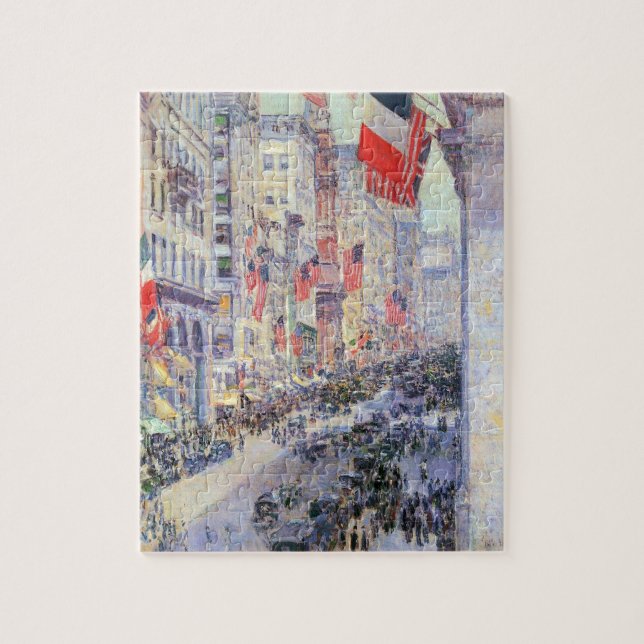Von der 34th Street, Mai 1917, von Hassam Puzzle (Vertikal)