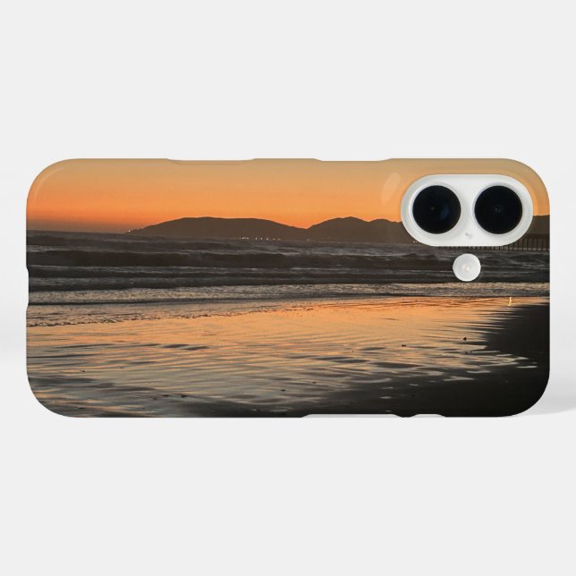 Von der Abenddämmerung bis zum Twilight am Beach F Case-Mate iPhone Hülle (Rückseite (Horizontal))