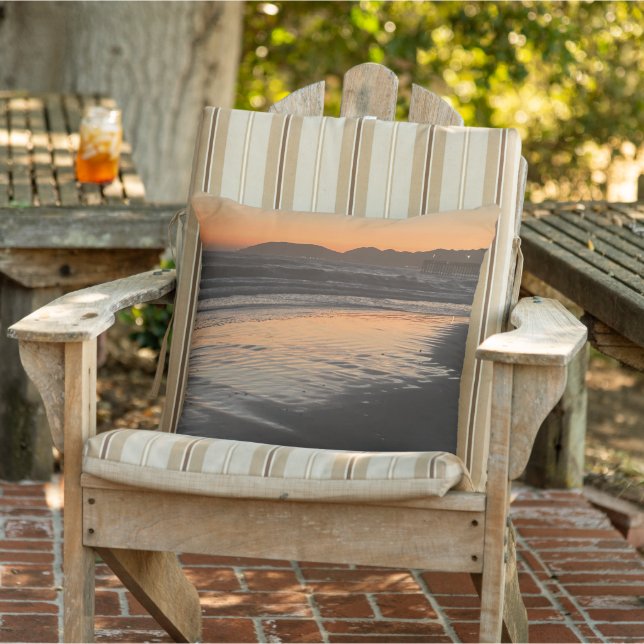 Von der Abenddämmerung bis zum Twilight am Beach F Kissen (Stuhl )