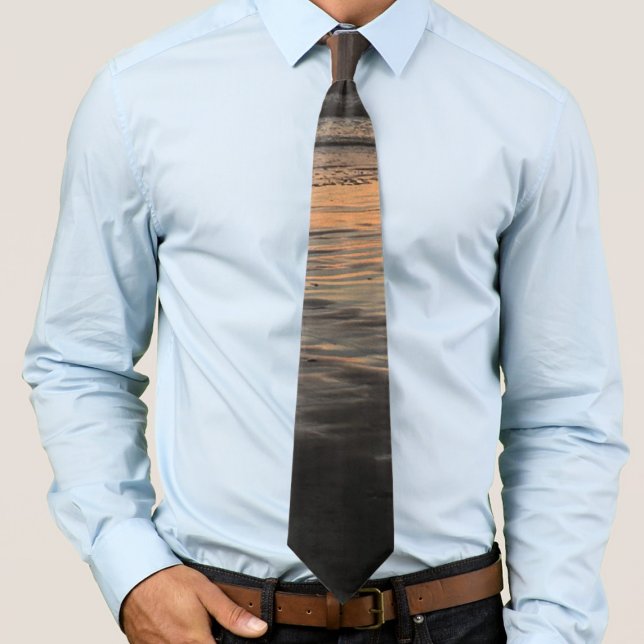 Von der Abenddämmerung bis zum Twilight am Beach F Krawatte (Von Creator hochgeladen)