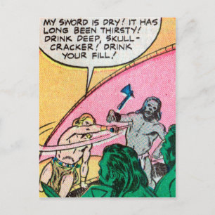 Von der Barbarian Postcard Nr. 2 von 3 Postkarte