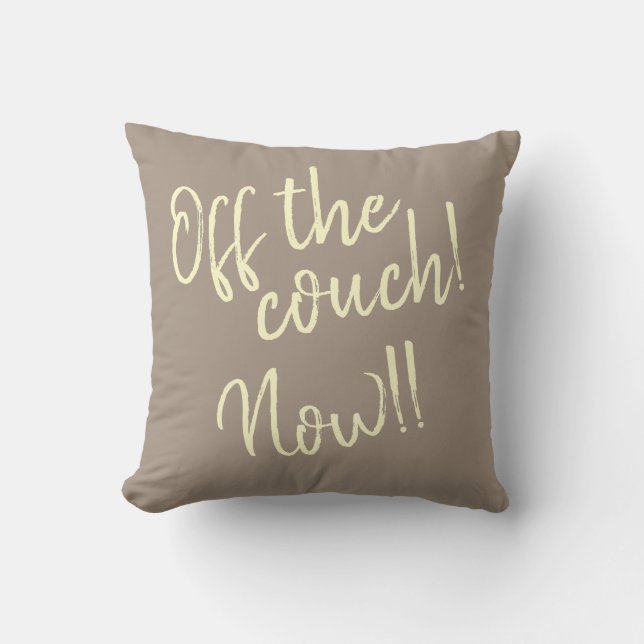 Von der Couch! Kissen (Vorderseite)