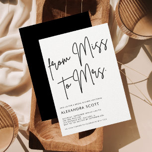 Von der Frau Brautparty Einladung