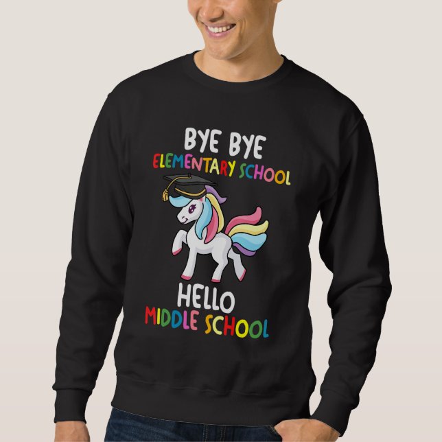 Von der Grundschule Mittelschüler Mittel Sweatshirt (Vorderseite)