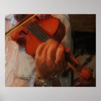 von der Hand des Kapitäns berührt Poster