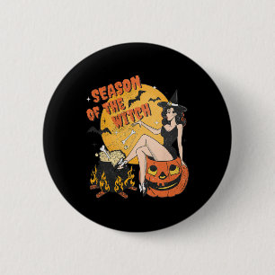 Von der Hexe Halloween Samhain 1 Button