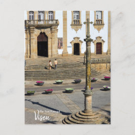 Von der Kirche Viseu Portugal Postkarte