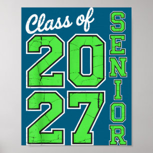 Von der Klasse 2027 Senior 27 High Poster