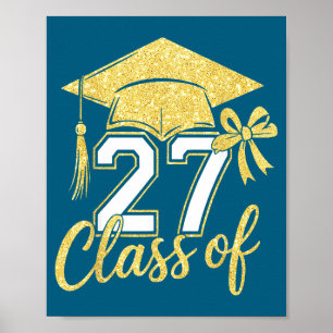 Von der Klasse 2027 Senior Future Abschluss Poster