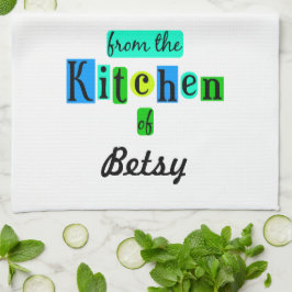 Von der Küche des Custom Retro Küchentücher