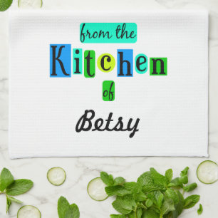 Von der Küche des Custom Retro Küchentücher