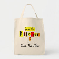 Von der Küche des Retro Custom Groceres Tasche