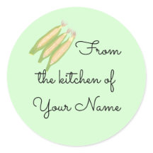 Von der Küche, Mais auf den Cob Stickers