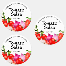 Von der Küche | Tomato Salsa Homemade Etiketten
