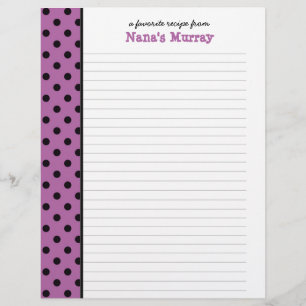 Von der Küche von Nana Polka Dot Rezept Seite
