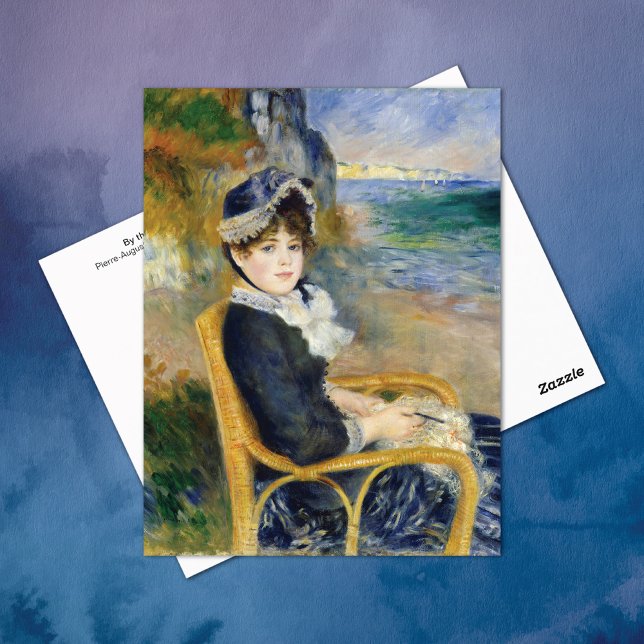 Von der Küste Pierre-Auguste Renoir Postkarte (Von Creator hochgeladen)