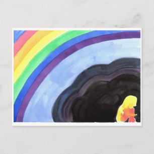 Von der Lichtpostkarte weg Postkarte