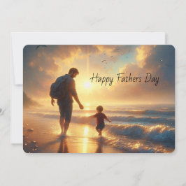 Von der Liebe geleitet - Herzliche Vatertagskarte Feiertagskarte