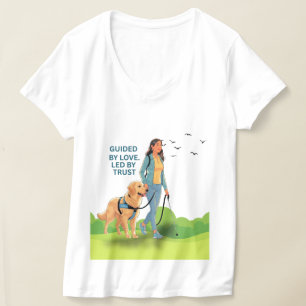 Von der Liebe geleitet - Leitfaden Dog Support Des T-Shirt
