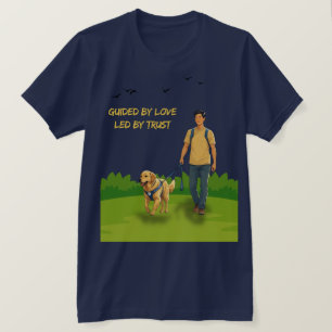 Von der Liebe geleitet - Leitfaden Dog Support Des T-Shirt