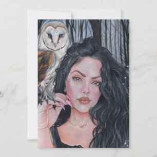 Von der magischen Esel getroffen Flat Dankeschön K Dankeskarte