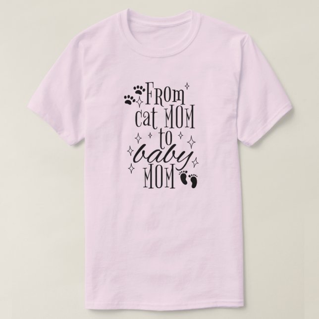 Von der Mama der Katze bis zum Shirt der Mama der  (Design vorne)