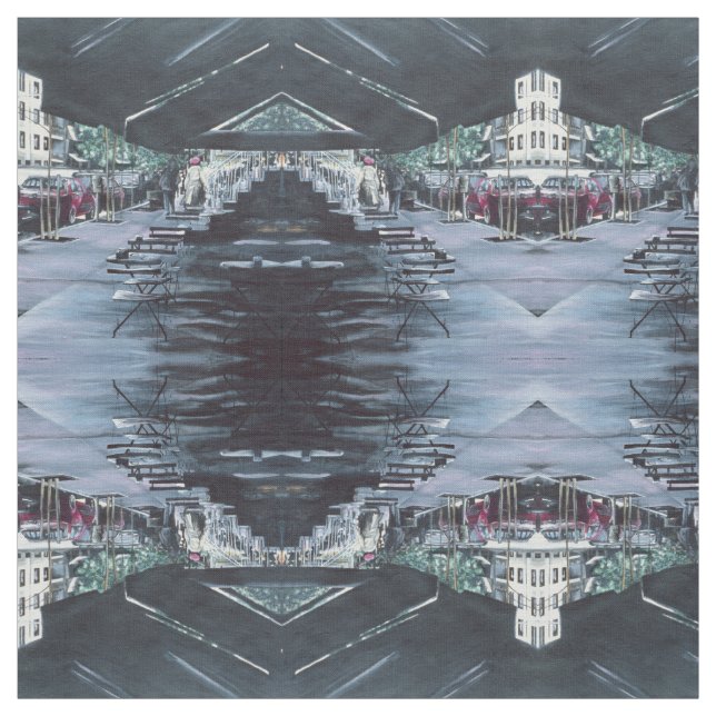 Von der Morgensonne geschützt Stoff (Muster)