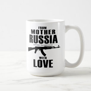 Von der Mutter Russland mit der Tasse der Liebe-AK