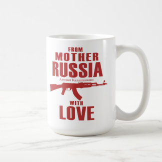 Von der Mutter Russland mit der Tasse der Liebe-AK