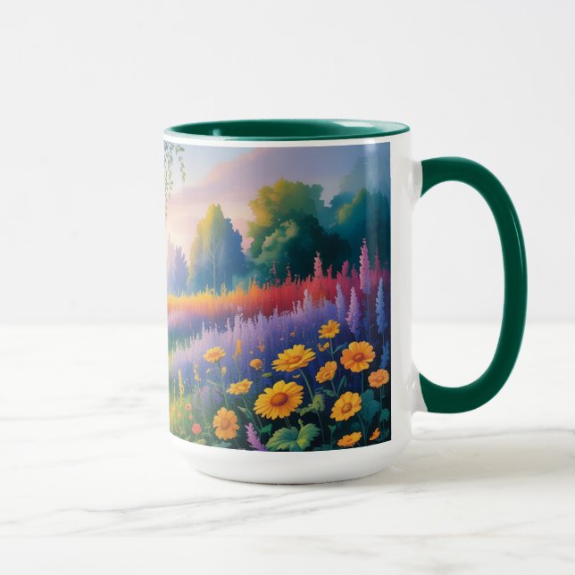 von der Natur inspiriertes Design, das ein Gefühl  Tasse (Rechts)