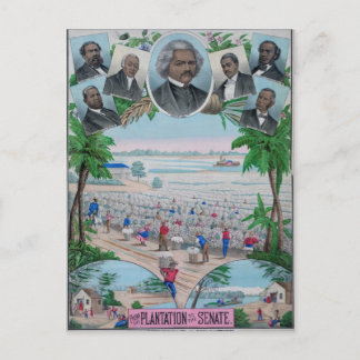 Von der Plantage zum Senat Postkarte