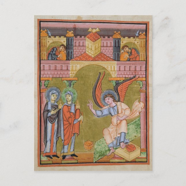 von der Reichenauer Schule Evangeliary Postkarte (Vorderseite)