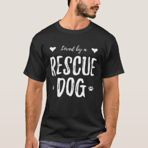 Von der Retcue Hund Mama geliebt T-Shirt