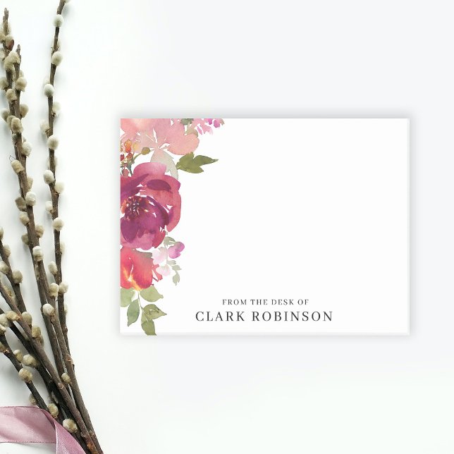 Von der Rezeption des romantischen Bouquets Post-it Klebezettel (Von Creator hochgeladen)