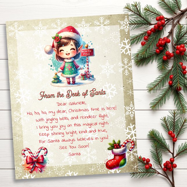 Von der Rezeption Santa für Kinder | Anime Girl El (Von Creator hochgeladen)