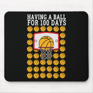 Von der Schule 100. Tag 100 Ball Sports Basketball Mousepad