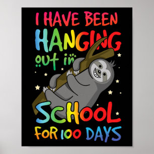 Von der Schule glücklich 100. Tag 100 Hanging Kawa Poster