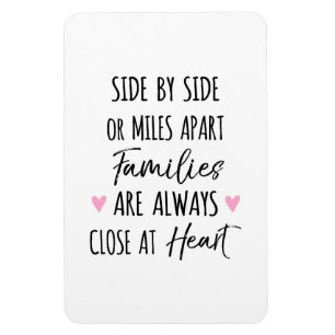 Von der Seite oder Meilen Apart Familien sind im H Magnet