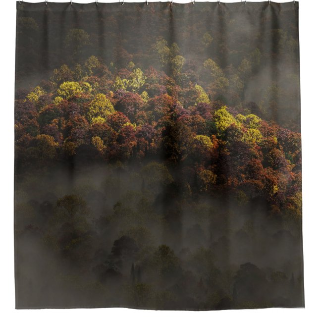 Von der Sonne berührt Duschvorhang (Vorderseite)