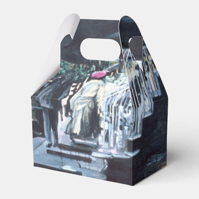 Von der Sonne Mitte Morgen geschützt Geschenkschachtel (Vorderseite)