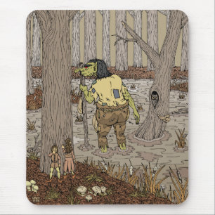 Von der Stinkbottom-Trolle versteckt Mousepad