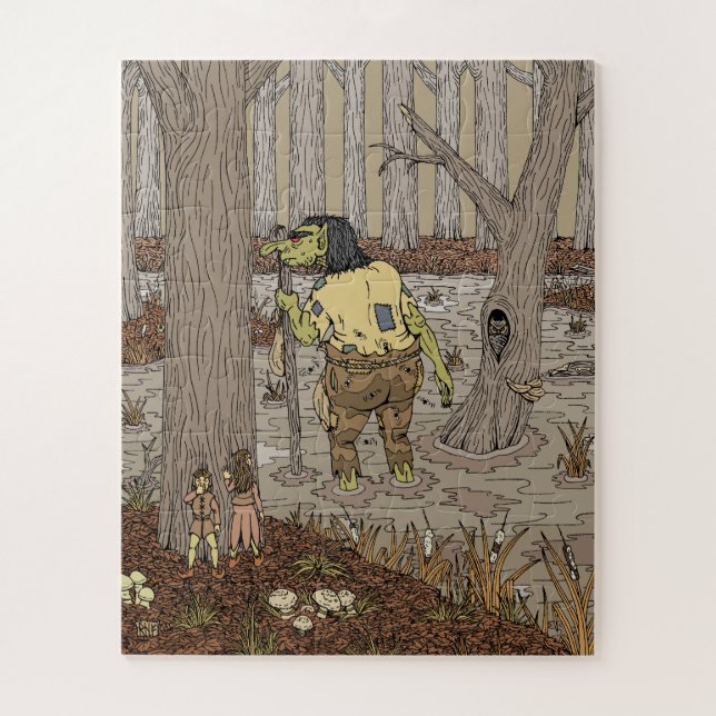 Von der Stinkbottom-Trolle versteckt Puzzle (Vertikal)