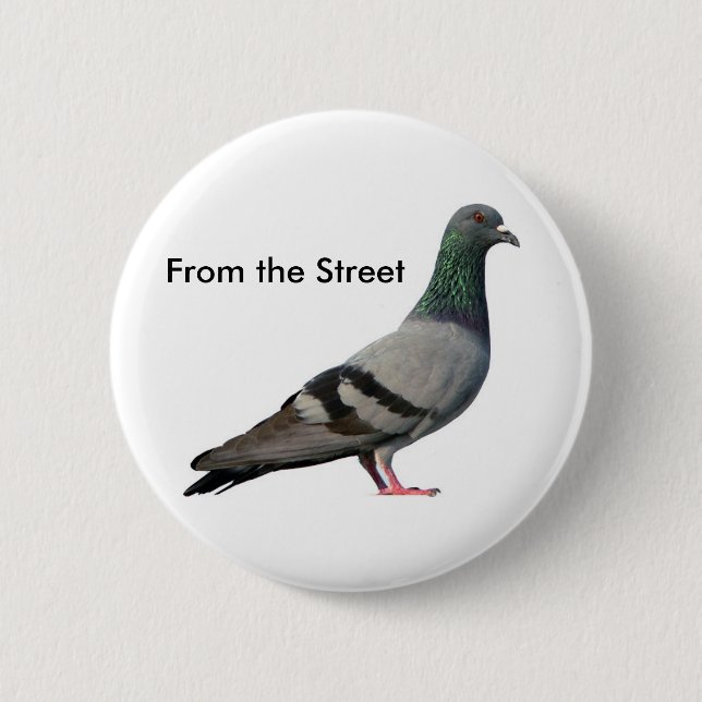 Von der Straße Button (Vorderseite)