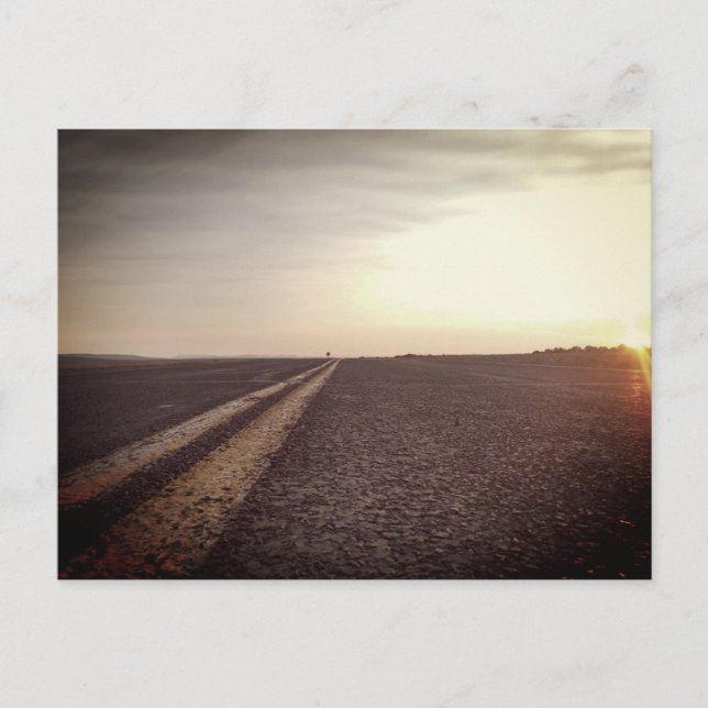 Von der Straße Postkarte (Vorderseite)