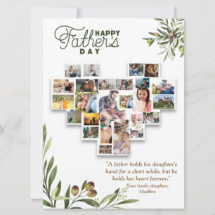 Von der Tochter zu ihrem glücklichen Vatertag