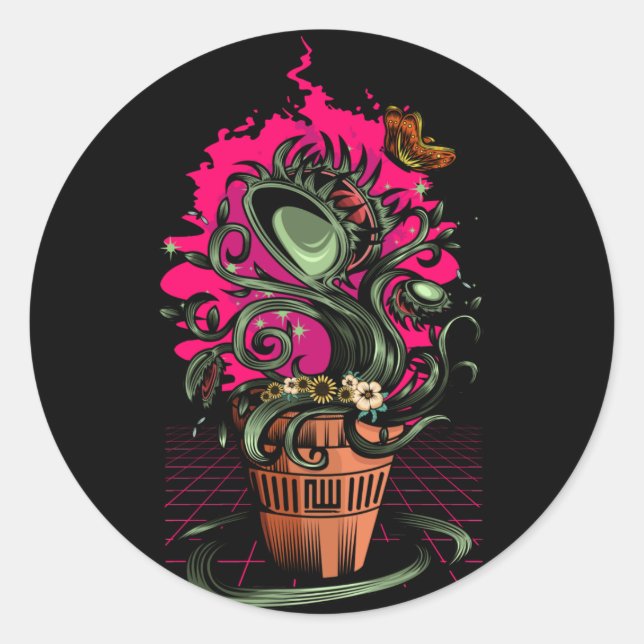 Von der Venus Runder Aufkleber (Vorderseite)