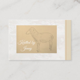 Von der Visitenkarte der Schafe gespritzt