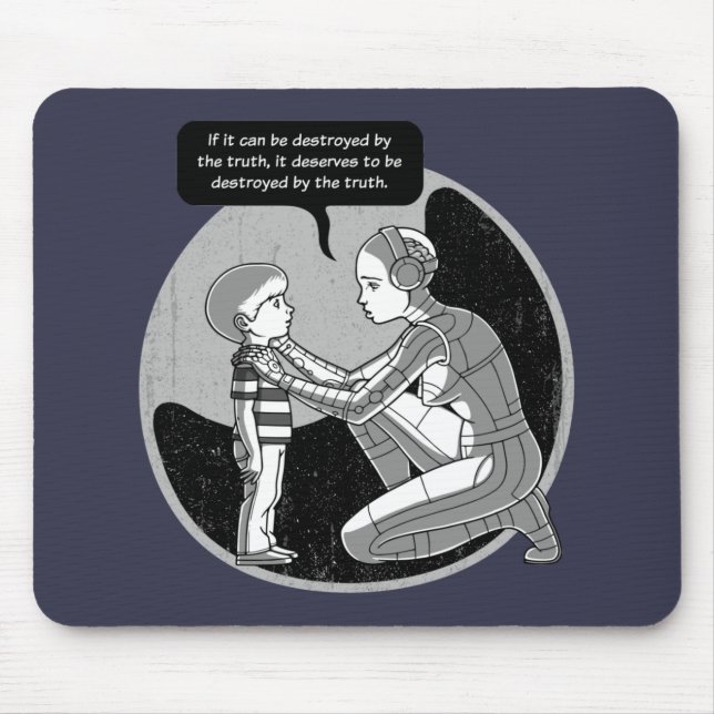 von der Wahrheit zerstört Mousepad (Vorne)