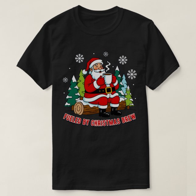Von der Weihnachtsbrise inspiriert, T - Shirt Sant (Design vorne)