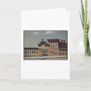 Von der Williamsburg-Brücke - Edward Hopper Karte